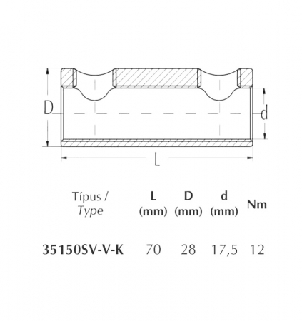 Conector mecanic manson de imbinare cu cap detasabil 50-240mm² Al/Cu [1]