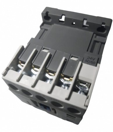 Contactor mini 12A cu 3 poli alimentare bobina 24V AC + 1 contact NO [2]