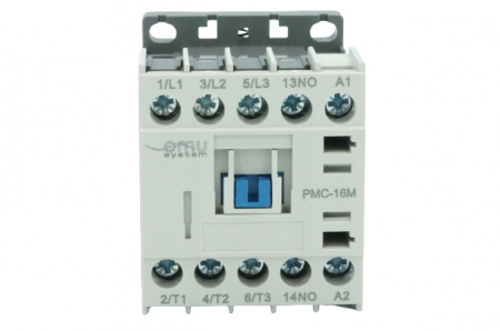 Contactoare si relee - Contactor mini 16A cu 3 poli alimentare bobina 400V AC + 1 contact NO