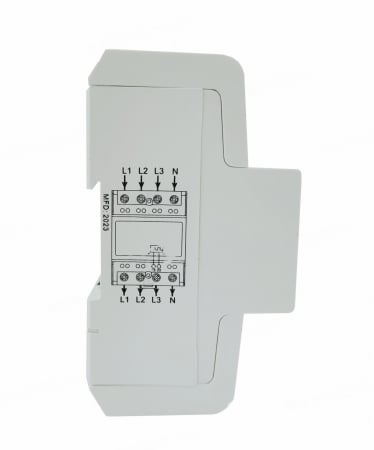 Contor digital de consum trifazic 3x100A  IP51 cu montaj pe sina 4 module [2]