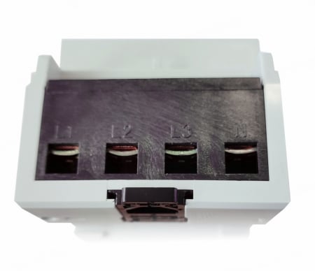 Contor digital de consum trifazic 3x100A  IP51 cu montaj pe sina 4 module [3]