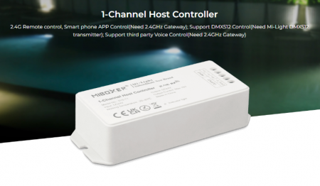 Controler Mi-Light SYS-T1 MiBoxer Group Control gazdă cu 1 canal pentru lumini de sistem SYS de 24 V [2]