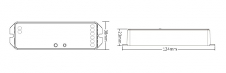 Controller banda led Mi-Light LS2 MiBoxer 5 în 1 (2,4 GHz), control de zonă 15A maxim 30m [2]