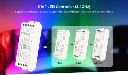 Controller de zonă Mi-Light MiBoxer Group Control 3 în 1 DIM+RGB/RGBW/RGBWW 10A FUT037P+ [4]