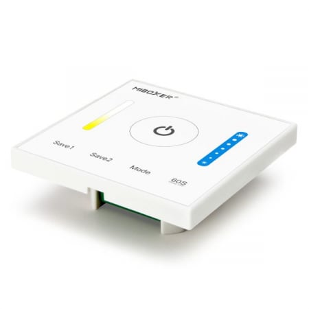 Controller Mi-Light P2 MiBoxer LED Panou alb de perete 2 în 1 Benzi LED, IC cu ecran tactil capacitiv de înaltă precizie [1]