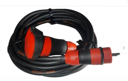 Prelungitoare - Cordon prelungitor 15 metri Titanex H07RN-F cablu cauciucat 3G2.5 16A 230V IP54 rezistenta sporita la impact