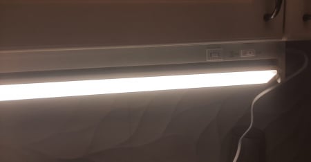 Corp de iluminat 16W 1600lm 120cm pentru mobila cu partea lumioasa reglabila 170° si tipul de lumina reglabil CCT [7]