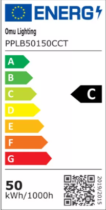 Corp LED 50W 1500x80mm CCT temperatura de culoare reglabila 3000K / 4000K / 6500K 6400lm IK10 IP65 material policarbon (PC) cu cleme metalice rezistent la praf si apa , 5 ani garantie [2]