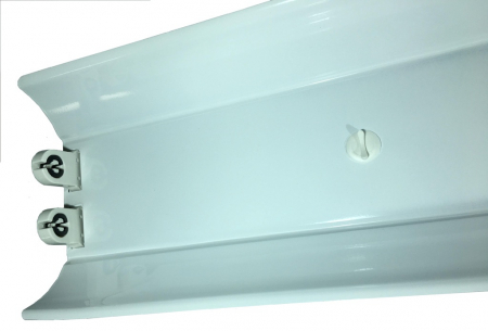 Corp neon cu reflector metalic echipat pentru tub fluorescent T8 G13 2x36W IP21 1200mm [1]