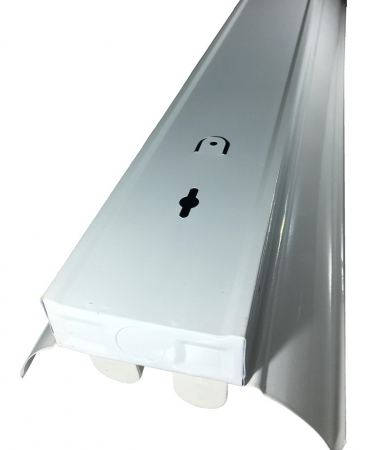 Corp neon cu reflector metalic echipat pentru tub fluorescent T8 G13 2x36W IP21 1200mm [2]