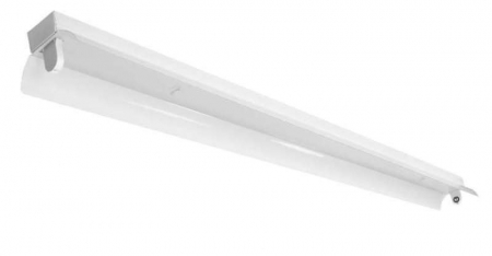 Industriale - Corp neon cu reflector metalic neechipat pentru tub LED T8 G13 1x120cm 230V IP21 alimentare la un capat