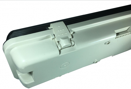 Corp neon neechipat pentru tuburi LED T8 G13 la ambele capete 2x120cm ABS si policarbon 230V IP65 [5]