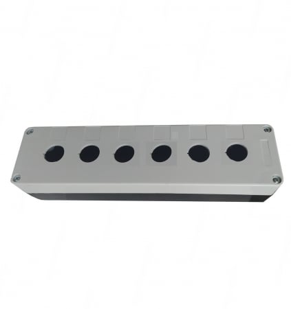 Cutie comanda caseta goala neechipata cu 6 gauri pentru 6 butoane 22mm IP65 [1]