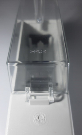 Cutie goala pentru iluminat public 25A 500V 305x87mm cu capac transparent [13]