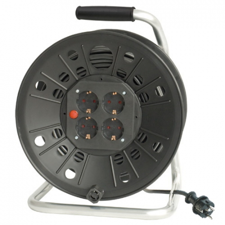 Prelungitoare - Derulator cu cablu 3x2.5mm2 si siguranţǎ – 40m