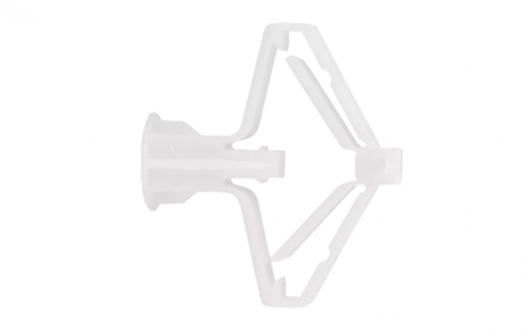 Accesorii electrice - Diblu din plastic pentru gips carton, tip fluture diametru 10mm, lungime 35mm