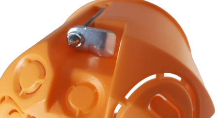 Doza aparataj rigips adanca diametru: 68mm, adancime: 61mm cu gauri predecupate pentru cabluri si tuburi IP30 [8]