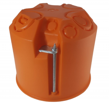 Doza aparataj rigips adanca diametru: 68mm, adancime: 61mm cu gauri predecupate pentru cabluri si tuburi IP30 [2]