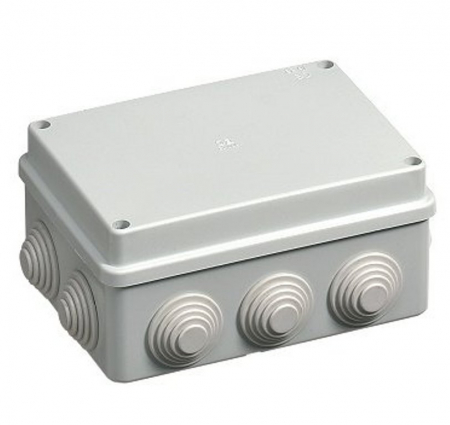 Doze din plastic - Doza aplicata patrata 150x110x70mm IP55 pentru distributie jonctiune ABS rezitenta UV cu presetupe