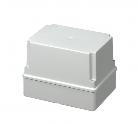 Doze din plastic - Doza aplicata patrata 190x140x140mm IP56 inalta pentru distributie jonctiune ABS rezistenta UV fara presetupe margini netede