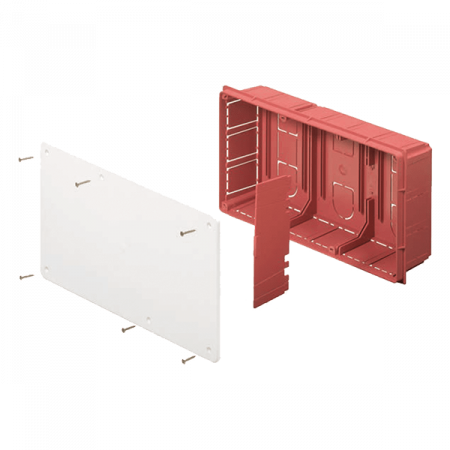 Doza de distributie derivatie 396x152x70mm din plastic incastrata IP40 [2]