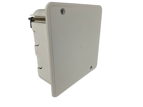Doza derivatie gips carton 100x100mm patrata sub tencuiala, diametrul maxim a tubului PVC Ø25(mm) [1]