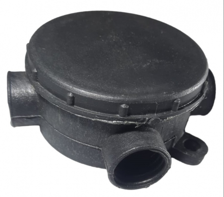 Doze din plastic - Doza derivatie ramificatie NBU neagru 4 iesiri 70x30mm