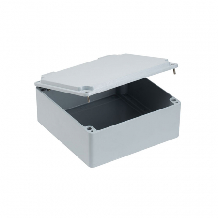Doze aluminiu - Doza 250x250x110mm distributie cutie jonctiune din aluminiu cu usa - balamale IP67 IK09