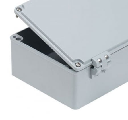 Doza 250x250x110mm distributie cutie jonctiune din aluminiu cu usa - balamale IP67 IK09 [1]