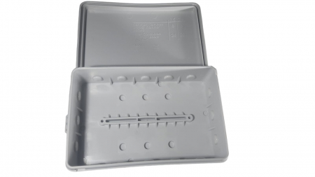 Doza ramificatie 134x89x40mm , cutie de jonctiune PE cu urechi de prindere 650 ° C IP55 [5]