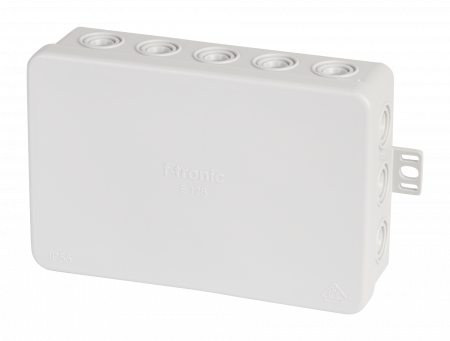 Accesorii electrice - Doza ramificatie 134x89x40mm , cutie de jonctiune PE cu urechi de prindere 650 ° C IP55