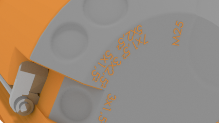Doza aparat rigips ermetica adanca diametru:68mm adancime:62mm 850°C, VDE IP30 [4]