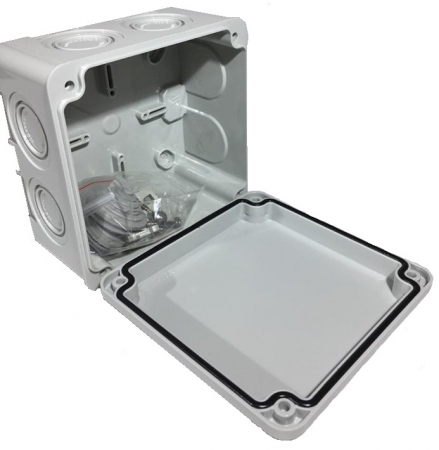 Doza patrata din plastic ABS 110x110x65mm IP67 IK06 [2]