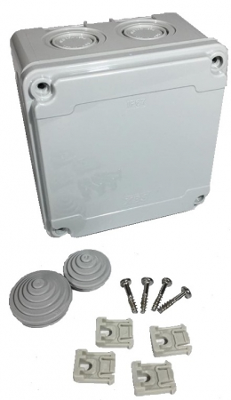 Doza patrata din plastic ABS 110x110x65mm IP67 IK06 [4]