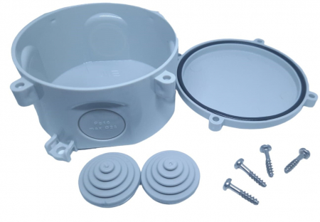 Doza rotunda din plastic ABS 80x45mm IP67 IK06 [2]