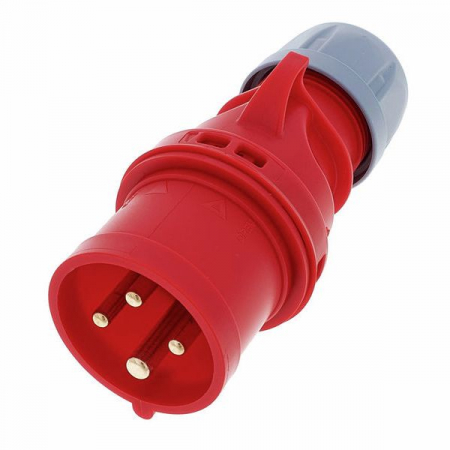 Fisa stecher 4 poli 3P+E 32A montaj pe cablu 6h 380V IP44 trifazic CEE mobil [5]
