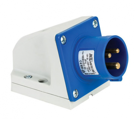 Prize si fise electrice - Fisa stecher 5 poli 2P+PE 16A 6h 230V IP44 monofazic CEE montaj aplicat