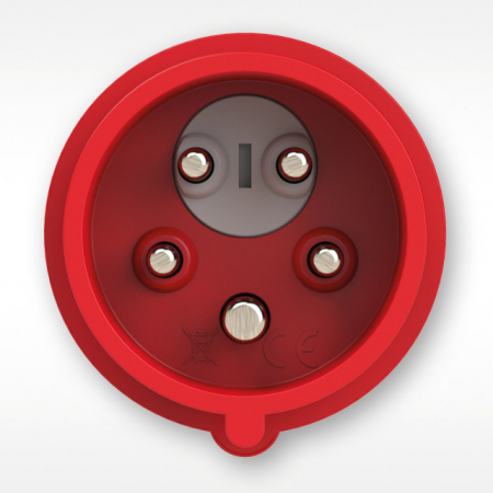 Fisa stecher 5 poli 3P+N+E 32A inversor de faza 6h 380V IP44 trifazic CEE [2]