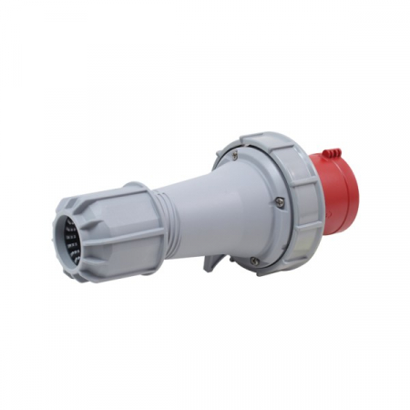 Fisa stecher 5 poli 3P+N+E 63A montaj pe cablu 6h 380V IP67 trifazic CEE mobil [2]