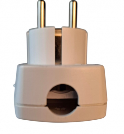 Fisa stecher alb unghiular cu intrerupator iluminat 230V 16A max. 1,5 mm² [6]