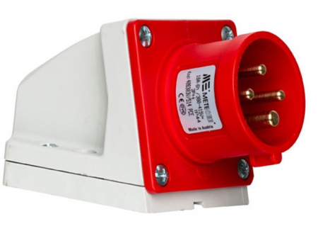 Prize si fise electrice - Fisa stecher 4 poli 3P+PE 16A 6h 380V IP44 trifazic CEE  montaj aplicat