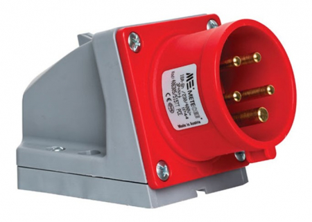 Prize si fise electrice - Fisa stecher 5 poli 3P+N+E 16A 6h 380V IP44 trifazic CEE  montaj aplicat