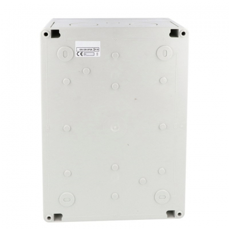 Intrerupator 125A 37kw 0-1 ON-OFF 3 poli IP65 254x180mm cu came industrial aplicat casetat cu maner galben rosu [4]
