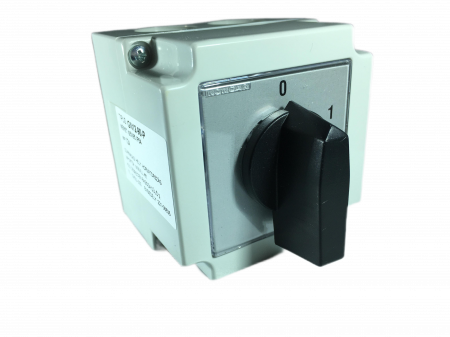 Intrerupatoare pentru tablouri electrice - Intrerupator 12A 4kw 0-1 ON-OFF 3 poli IP54 cu came industrial aplicat casetat