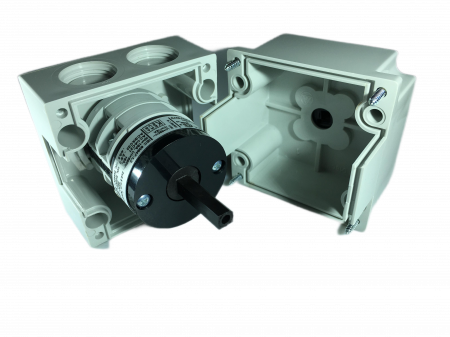 Intrerupator 12A 4kw 0-1 ON-OFF 3 poli IP54 cu came industrial aplicat casetat [3]