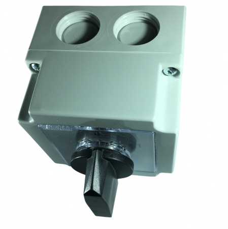Intrerupator 12A 4kw 0-1 ON-OFF 3 poli IP54 cu came industrial aplicat casetat [1]