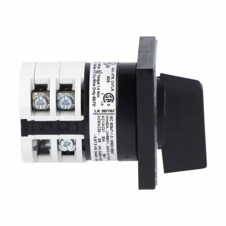 Intrerupator 20A 5.5kw 0-1 ON-OFF 3 poli IP40 industrial cu came incastrabil cu came PACO pentru tablouri [2]