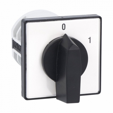 Intrerupatoare pentru tablouri electrice - Intrerupator 20A 5.5kw 0-1 ON-OFF 3 poli IP40 industrial cu came incastrabil cu came PACO pentru tablouri
