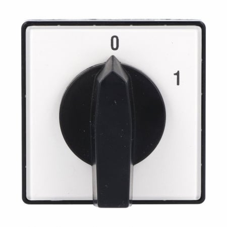 Intrerupator 20A 5kw 0-1 ON-OFF 3 poli IP40 industrial incastrabil cu came PACO pentru tablouri cu protectie la atingere directa [1]