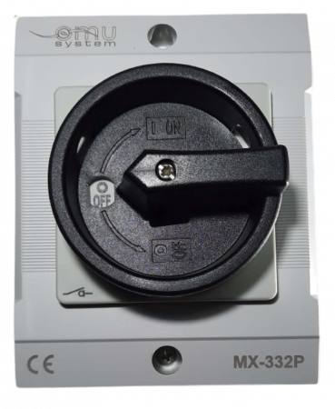 Intrerupator 3 poli 32A 7,5kw IP65 cu carcasă pornit/oprit 400V blocabil [1]